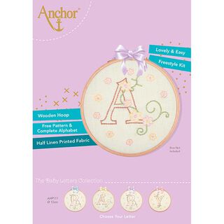Broderikit baby-bokstäver, 