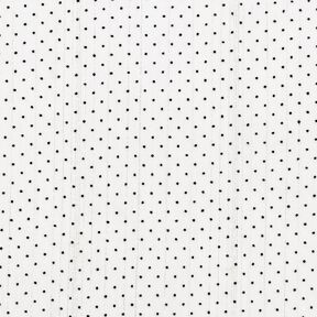 chiffong glitterränder och prickar – vit, 
