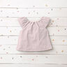 Muslin/Dubbel-krinkelväv Dubbelsidigt Ränder – gammalt rosa/vit,  thumbnail number 6
