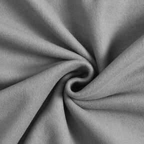 Bomullsfleece Enfärgat – grått, 