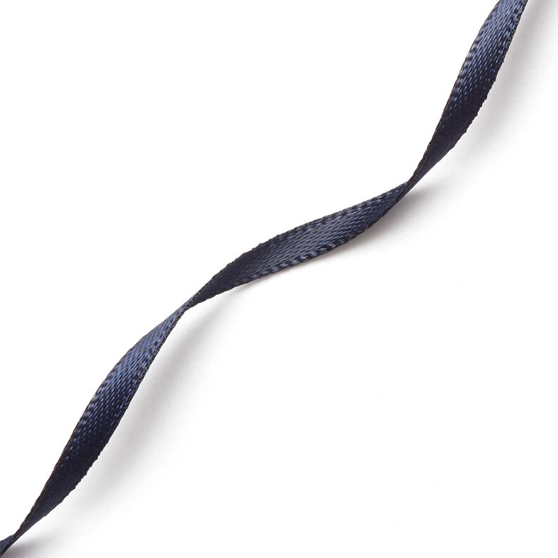 Satinband [3 mm] – marinblått,  image number 3