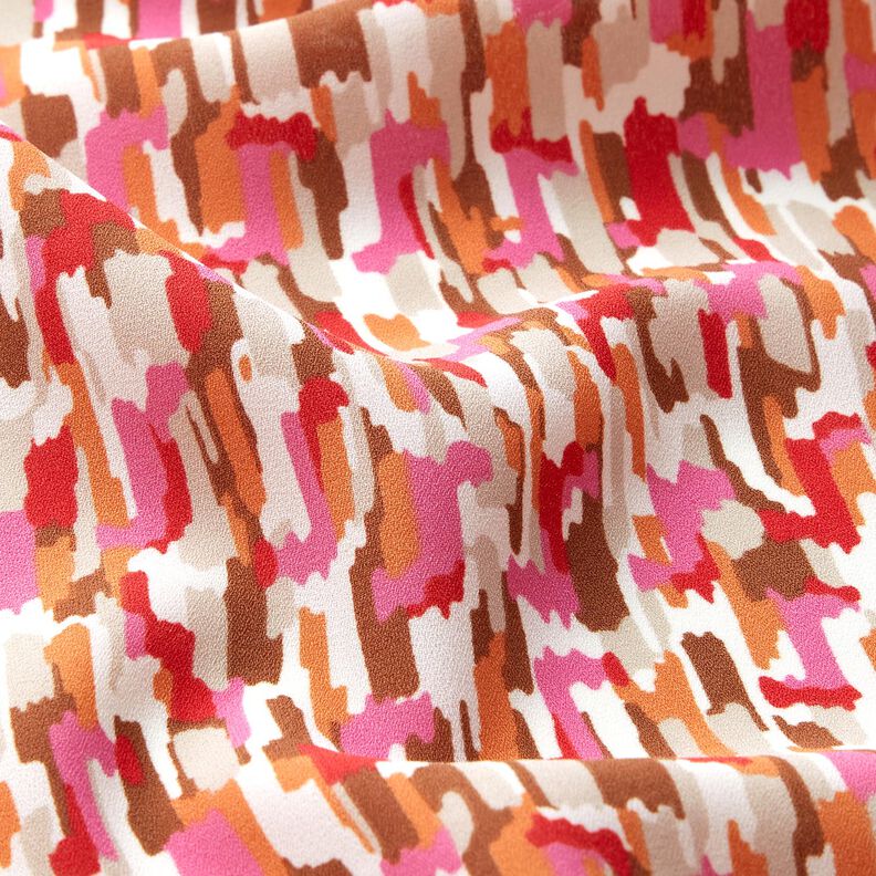 crêpetyg penseldrag – pink/mörkbeige, image number 2