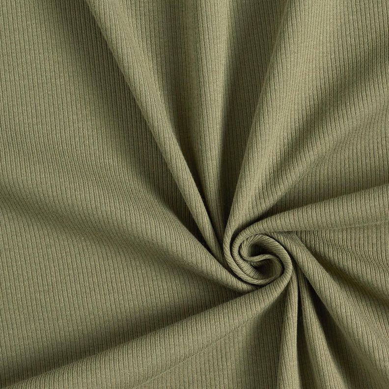 Ribbad jersey fint 2-1-1-1 revbensm&ouml;nster &ndash; ljus kaki,  image number 1