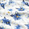 Alpfleece akvarellstjärnor – natur/indigo,  thumbnail number 2