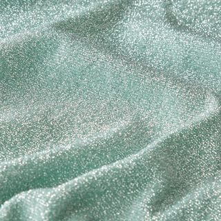 Jerseytyg Silverglitter Glamour  – mint, 