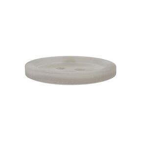Plastknapp 2-håls Basic - ljusgrå, 