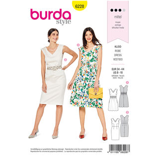 Etuiklänning, Burda 6228 | 34 - 44, 