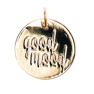 Hängsmycke Mood [Ø17 mm] | Rico Design – guld metallisk, 