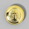 Metallknapp Ankare – guld metallisk,  thumbnail number 1