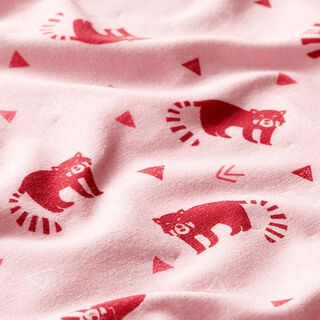 GOTS Bomullsjersey Kattbjörn | Tula Kids – rosa, 