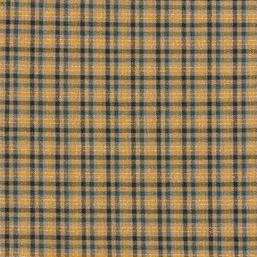 Viskosmix rutor med lurex – mörkbeige/currygul, 