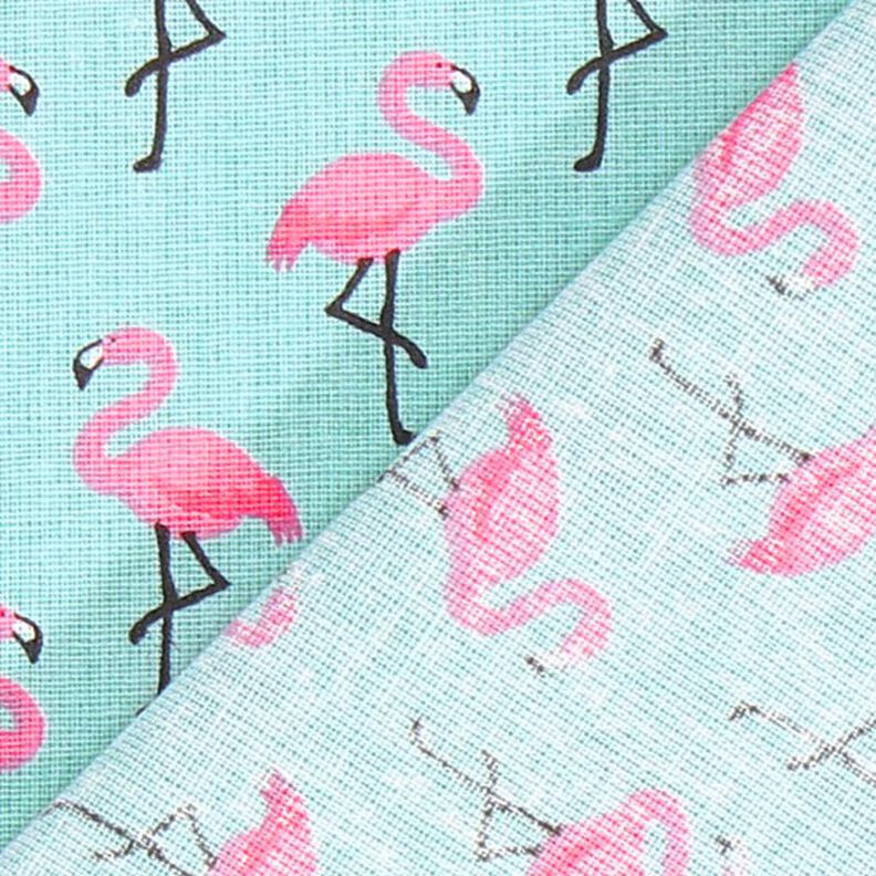 Behandlad bomull Flamingo – ljusblått,  image number 3