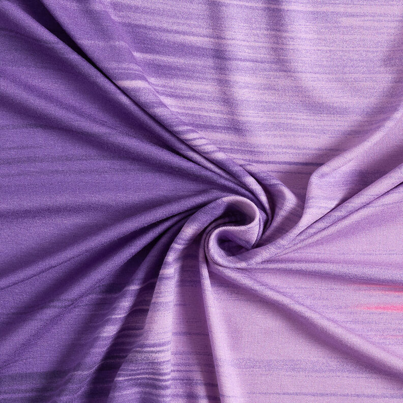 Viskosjersey färggradient längsgående ränder – aubergine/fläder,  image number 5