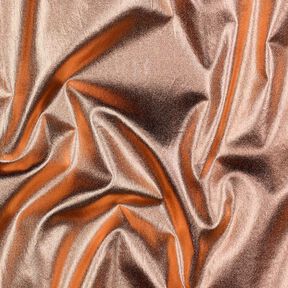 Bomullspoplin foliebehandlade Enfärgat – roséguldmetallic, 