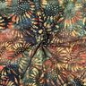 Bomullstyg Batiksolar – blågran/brun,  thumbnail number 3