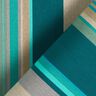 Outdoortyg Canvas blandade ränder – petrol/anemon,  thumbnail number 4