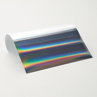 Strykfolie Glossy Holoflex Din A4 – silver metallic, 