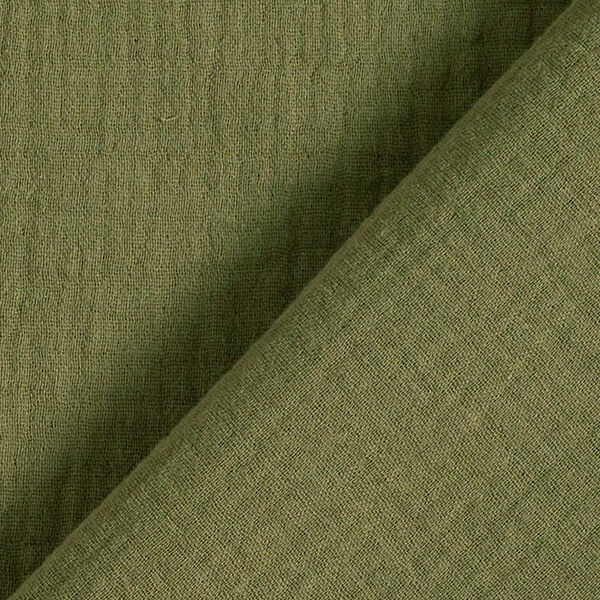 Muslin/Dubbel-krinkelväv – oliv,  image number 4