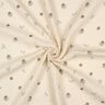 GOTS Muslin/Dubbel-krinkelväv Romantiska blommor  | Poppy Fabrics – ljusbeige/kanel,  thumbnail number 3