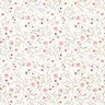 Bomullsjersey blomrankor – yllevit,  thumbnail number 1