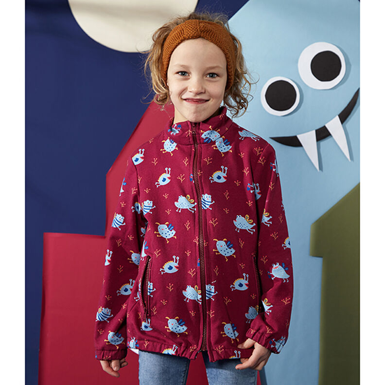 Bomullsjersey Medium Uni – röd,  image number 9