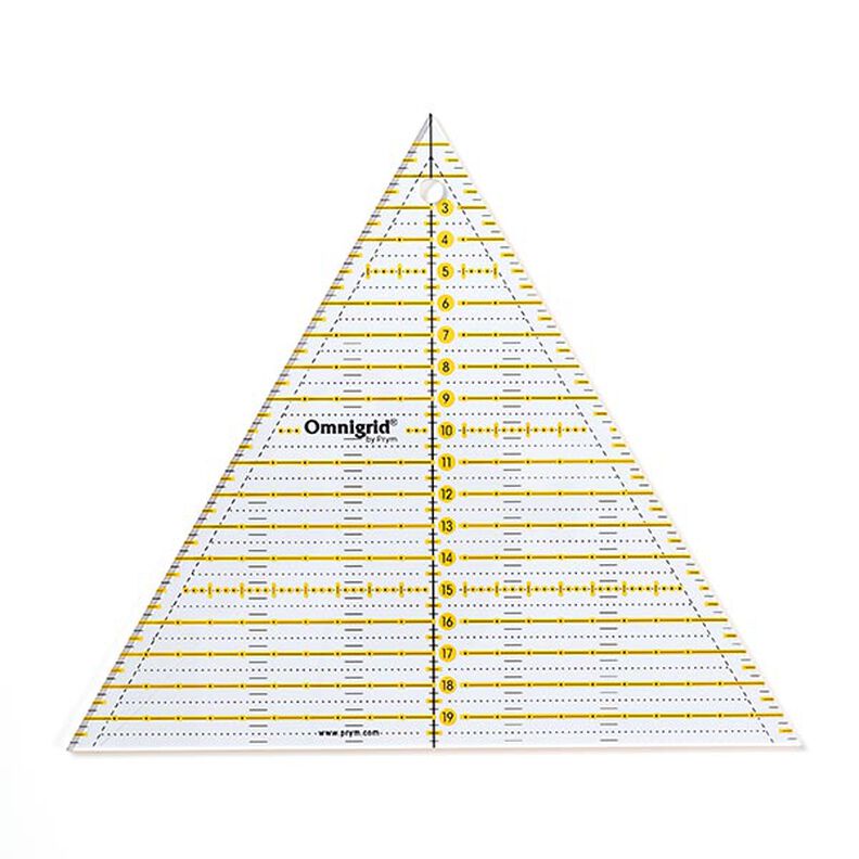 Patchworklinjal 60° triangel multi [ Mått:  20 cm  ] | Prym,  image number 1