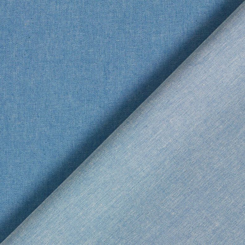 bomullsdenim tunn – ljusblått,  image number 3