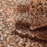 Crepe-chiffong fläckar och guldprickar – brun/guldmetallic,  thumbnail number 3