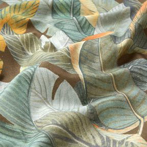 Dekorationstyg Halvpanama bananblad – koppar/khaki, 