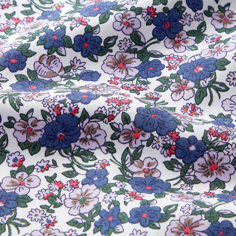 blustyg små blombuketter – vit/lila, image number 2