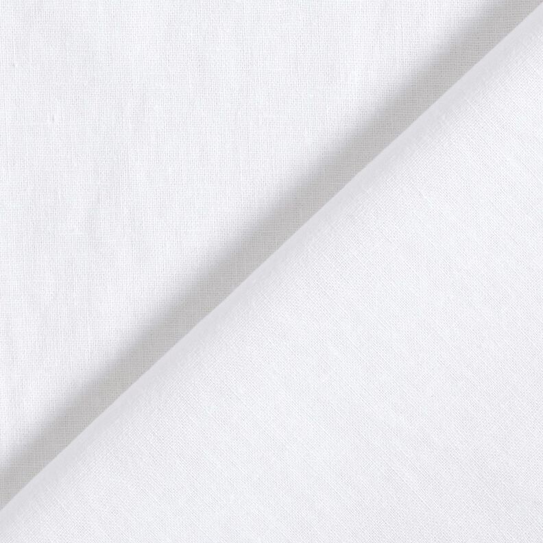 blandning av tvättad linne-bomull – vit,  image number 3