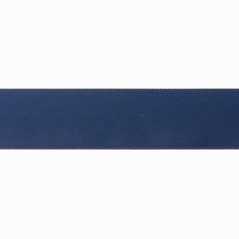 Satinband [25 mm] – marinblått,  image number 1