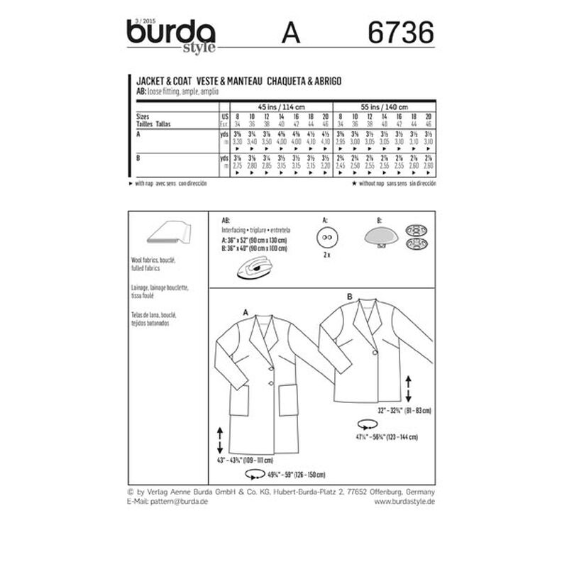 Jacka / Rock, Burda 6736,  image number 7