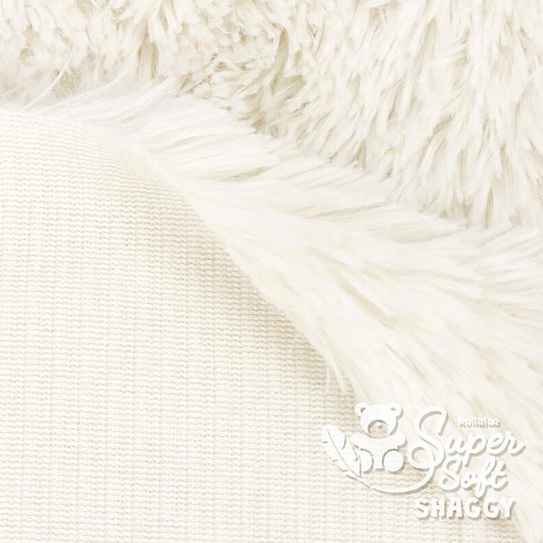 Lurvig plysch SHAGGY [1 M X 0,75 M | Flor: 20 MM] - naturvit | Kullaloo,  image number 3