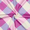 Bomullssatin Large Gingham | Nerida Hansen – pastellviolett/yllevit,  thumbnail number 3