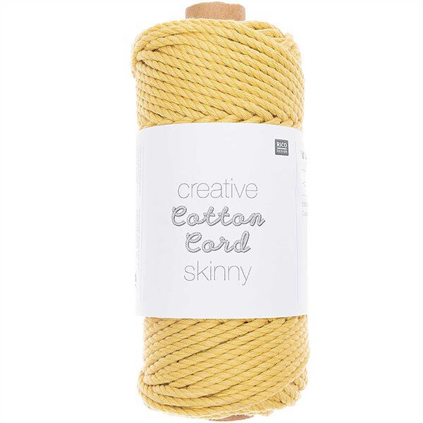 Creative Cotton Cord Skinny Makramégarn [3mm] | Rico Design – senap,  image number 1