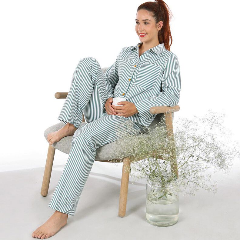 FRAU HILDA Pyjamas med korta och långa versioner | Studio Schnittreif | XS-XXL,  image number 2