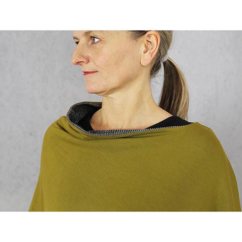FRAU PENNY Asymmetrisk vändbar poncho | Studio Schnittreif | Onesize,  image number 6