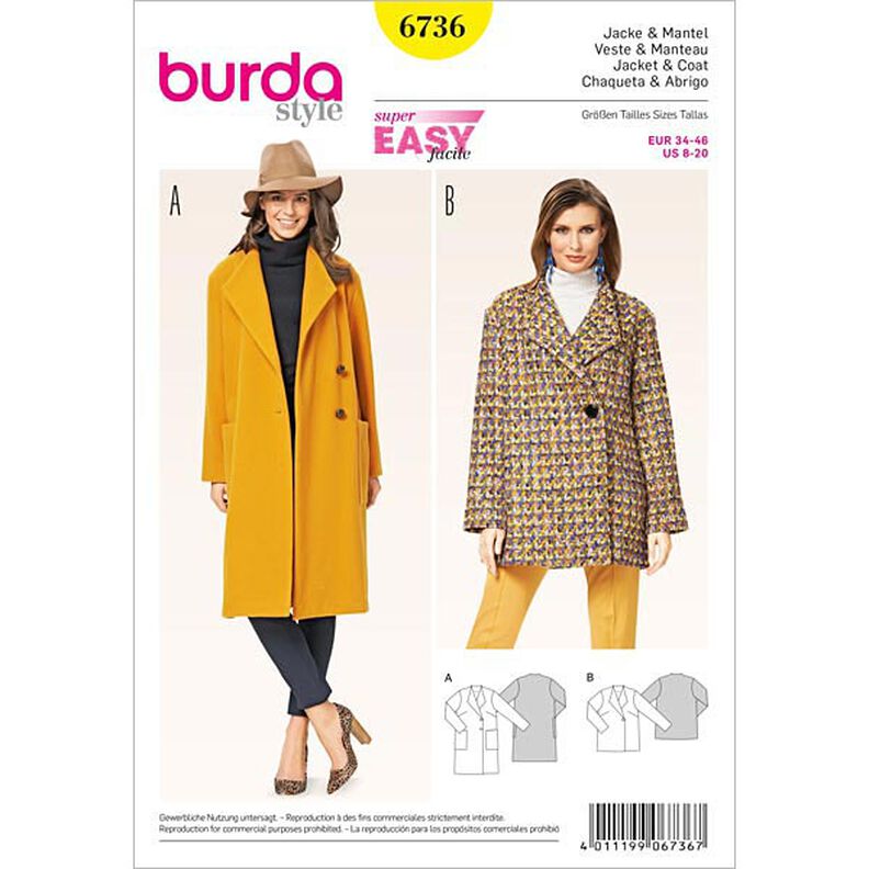 Jacka / Rock, Burda 6736,  image number 1