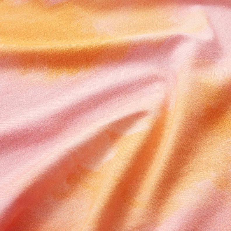 bomullsjersey batik – apricot,  image number 2