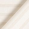 Dekorationstyg canvas återvunnet Tre ränder – beige,  thumbnail number 4