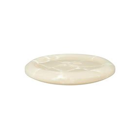 Polyesterknapp 4 hål Recycling – beige, 