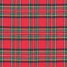 Bomullsflanell Skotskrutigt Glenside – rött,  thumbnail number 1