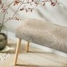 Dekorationstyg Jacquard bladkonturer – natur,  thumbnail number 6