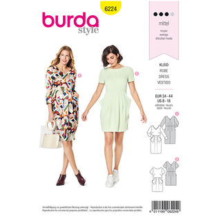 Klänning, Burda 6224 | 34 - 44, 