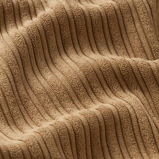 Bredspårig manchester med fluffigt pälsfoder – beige, 