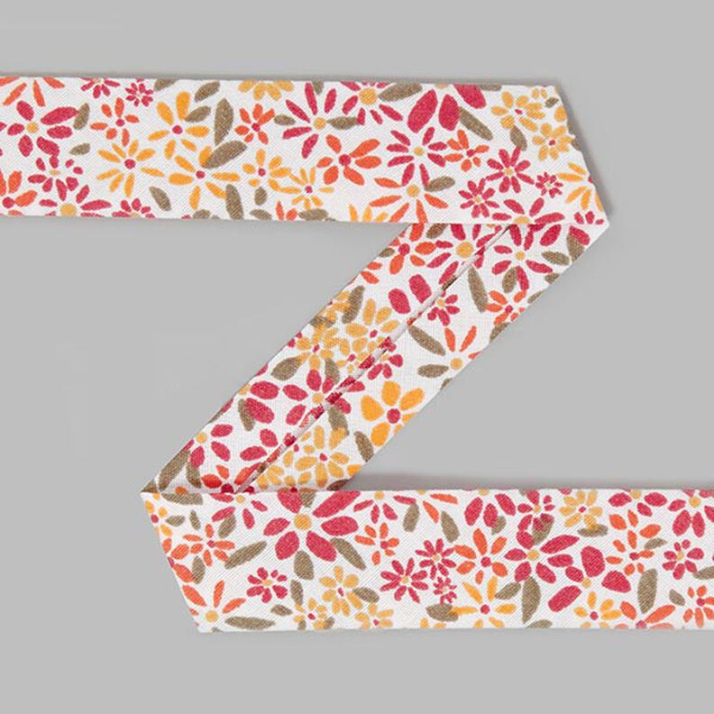 Snedremsa Fleur (19 mm) 4 – rött,  image number 1