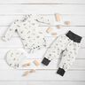 Bomullsjersey blommor och hjärtan – yllevit,  thumbnail number 7