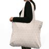 Outdoortyg jacquard Cirkel-ornament – beige/yllevit,  thumbnail number 6
