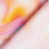 Viskostyg somrigt vågmönster – apricot/isblå,  thumbnail number 4